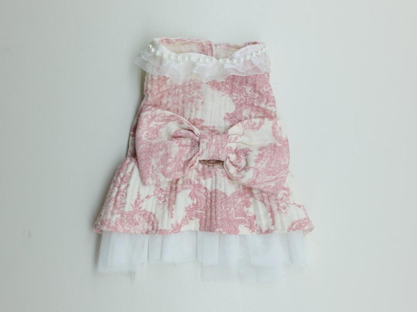 Pearl Bow Princess Dress, S-XL, Small Dog Clothes, Luxury Dog Dress, Dog Outfit, Dog Dress, NKPUP - NKpup