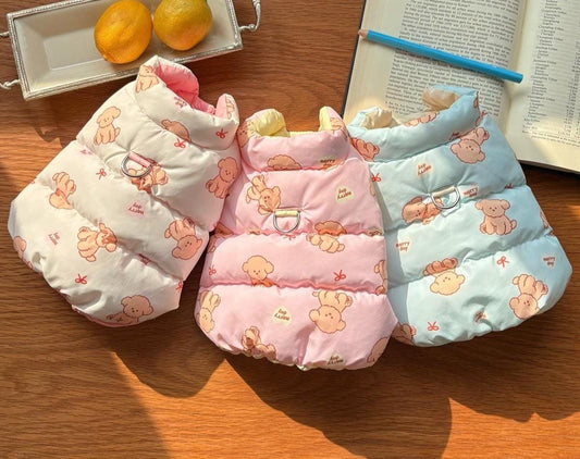 Puppy Puffer Reversible Jacket, S-2XL, Winter Jacket, Small Dog Clothes, Dog Jacket, Dog Winter Outfit - NKpup