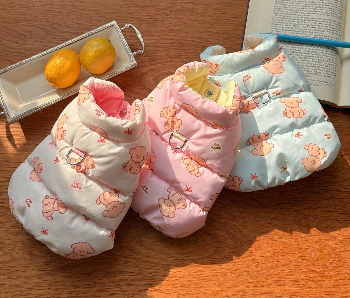 Puppy Puffer Reversible Jacket, S-2XL, Winter Jacket, Small Dog Clothes, Dog Jacket, Dog Winter Outfit - NKpup