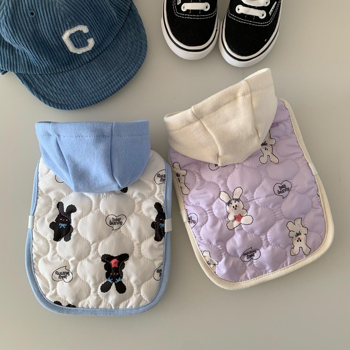 Bunny Hug Quilted Hoodie, S-2XL, Winter Jacket, Pet Clothing, Dog Jacket, Dog Fashion, Dog Apparel, Pet Clothing - NKpup