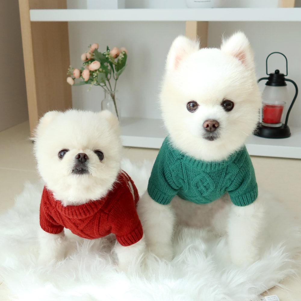 Reindeer Cable Knit Sweater, S-2XL, Dog Christmas Knit, Dog Knit, Halloween Costume Dog, Pet Clothing, Dog-Tee, Dog T-shirts - NKpup