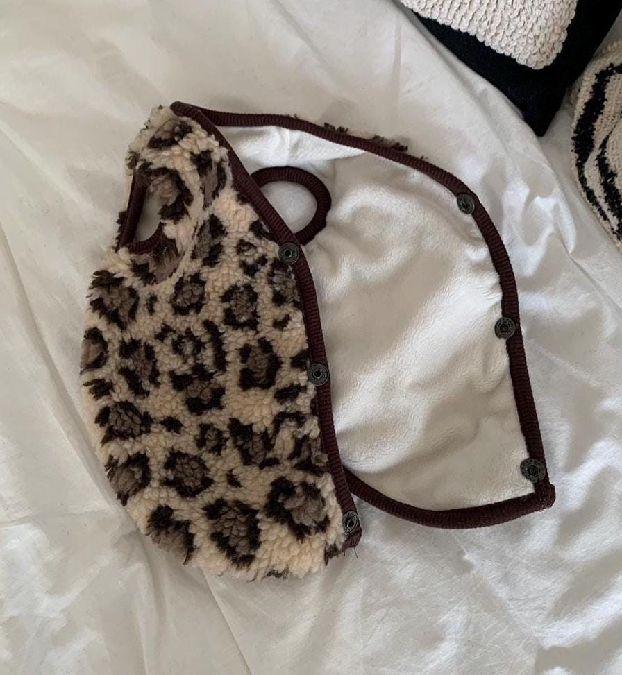 Leopard Fleece Vest, S-2XL, Small Dog Clothes, Dog Vest, Dog Outer, Small Dog Fashion, NKPUP - NKpup