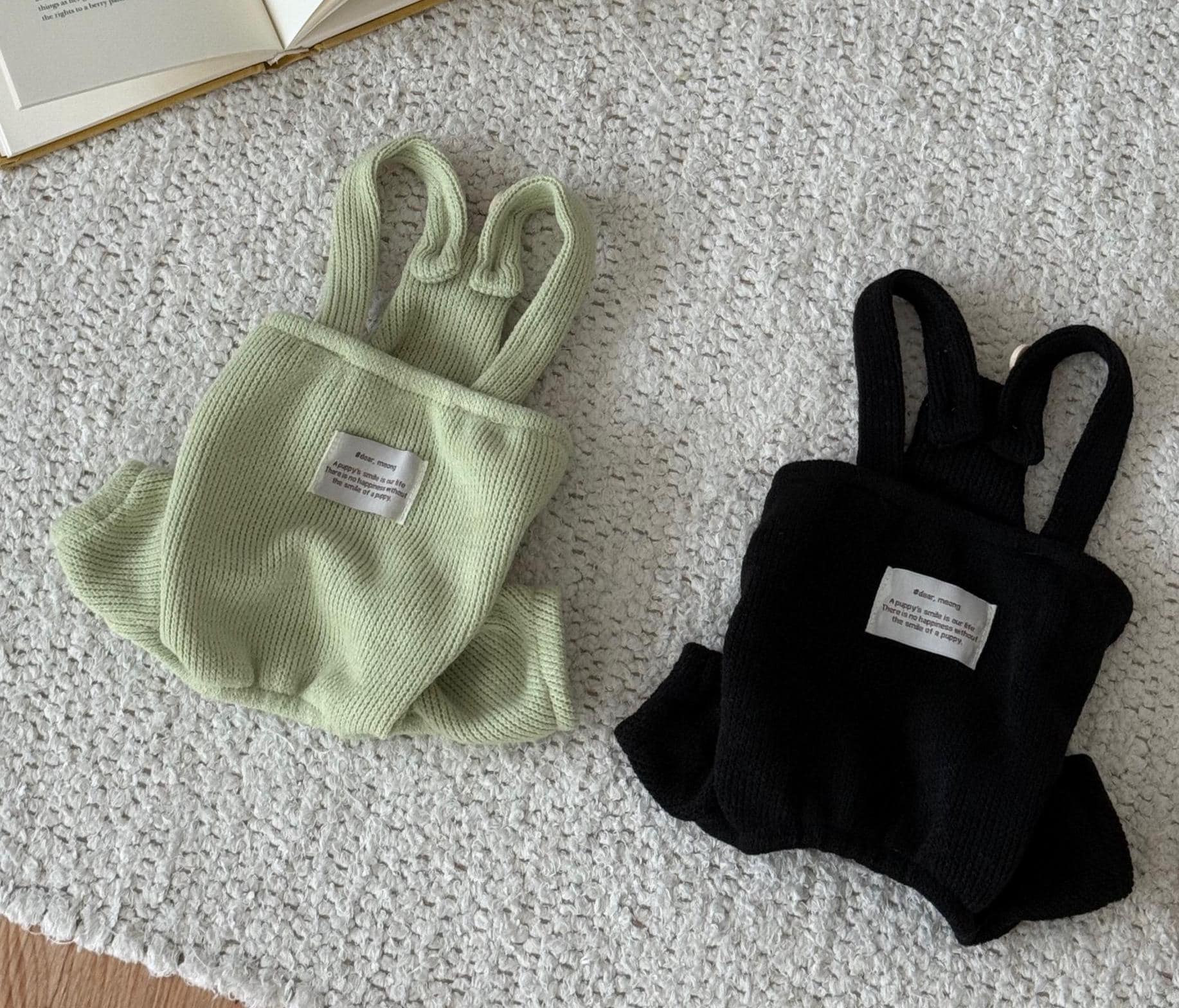 Cozy Knit Overalls, S-2XL, Pet Pants, Dog Jumpsuit, Pet Clothing, Dog Coat, Dog Winter Outfit, Dog Fashion, Dog Apparel, Pet Clothing - NKpup