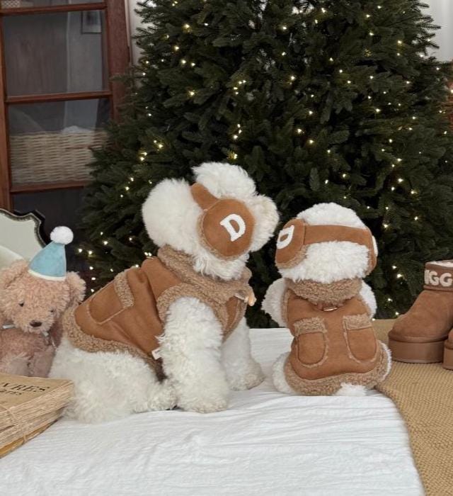 Cozy Pocket Shearling Vest, S-2XL, Pet Clothing, Dog Vest, Dog Jacket, Small Dog Clothes, Dog Apparel - NKpup