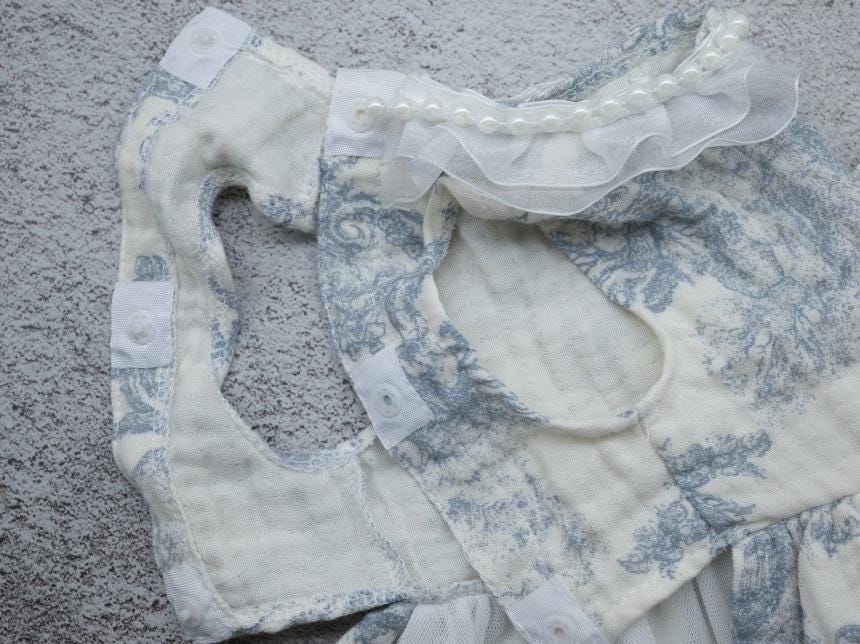 Pearl Bow Princess Dress, S-XL, Small Dog Clothes, Luxury Dog Dress, Dog Outfit, Dog Dress, NKPUP - NKpup