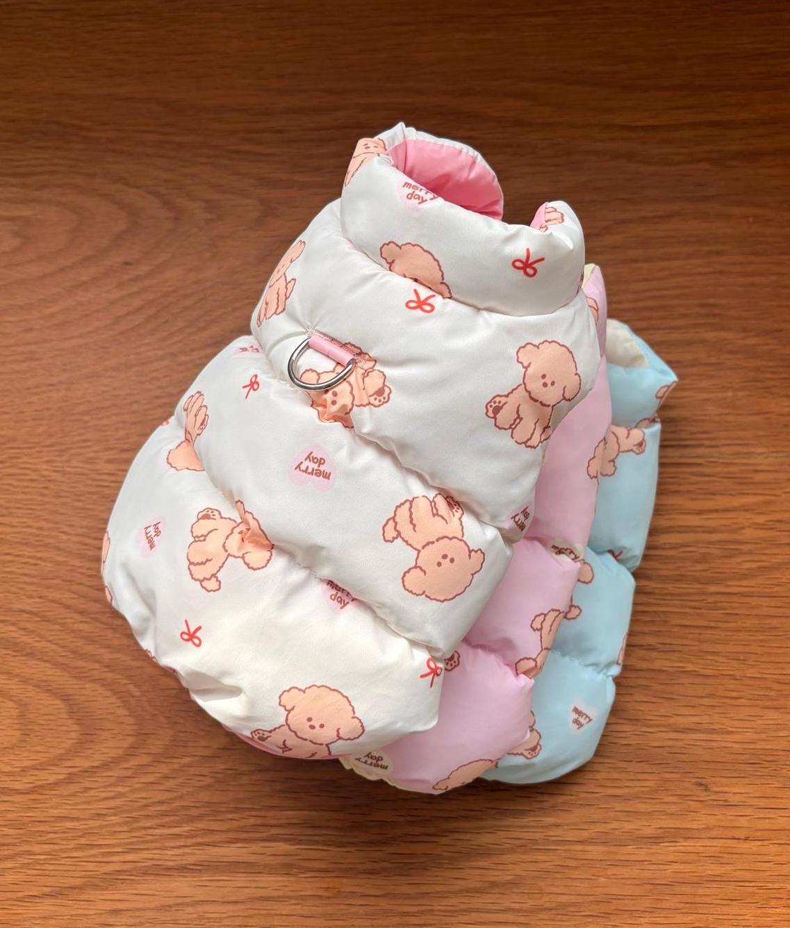 Puppy Puffer Reversible Jacket, S-2XL, Winter Jacket, Small Dog Clothes, Dog Jacket, Dog Winter Outfit - NKpup