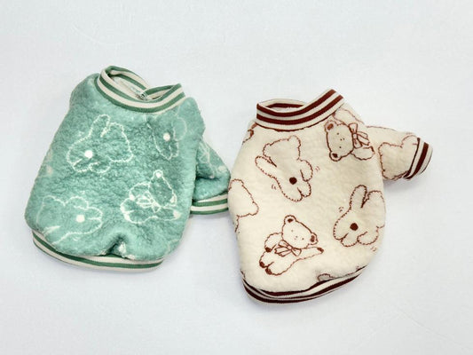 Cozy Animal Fleece, XS-2XL, Small Dog Clothes, Soft Dog Fleece, Dog Knit, NKPUP - NKpup