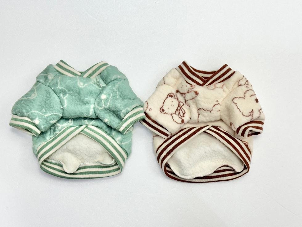Cozy Animal Fleece, XS-2XL, Small Dog Clothes, Soft Dog Fleece, Dog Knit, NKPUP - NKpup