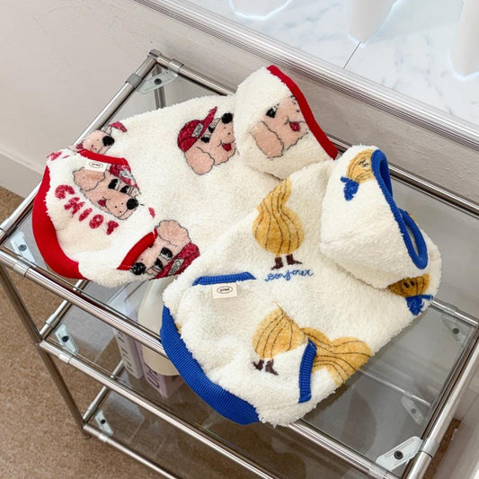 Playful Sherpa Hoodie, S-2XL, Small Dog Clothes, Dog Winter Cozy Outfit, Dog Jacket, Gift for Furry Friends, NKPUP - NKpup