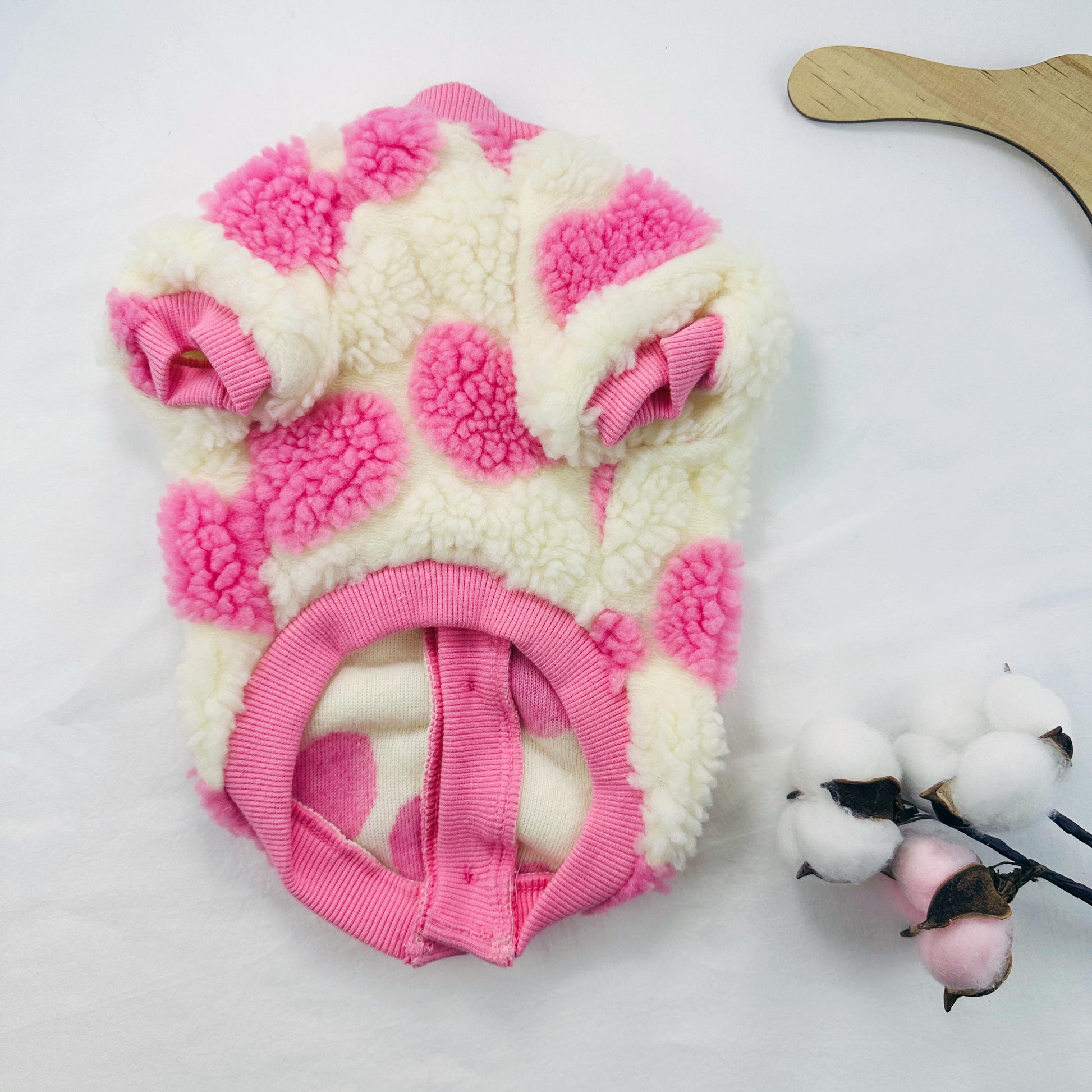 Fluffy Button Up Cardigan, S-XL, Pet Clothing, Dog-Vest, Dog Jacket, Dog Fashion, Dog Apparel, Pet Clothing - NKpup