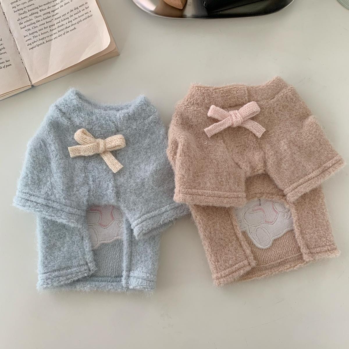 Angel Bunny Knit, S-2XL, Small Dog Clothes, Dog Knit, Dog Top, Dog Clothes for Winter - NKpup