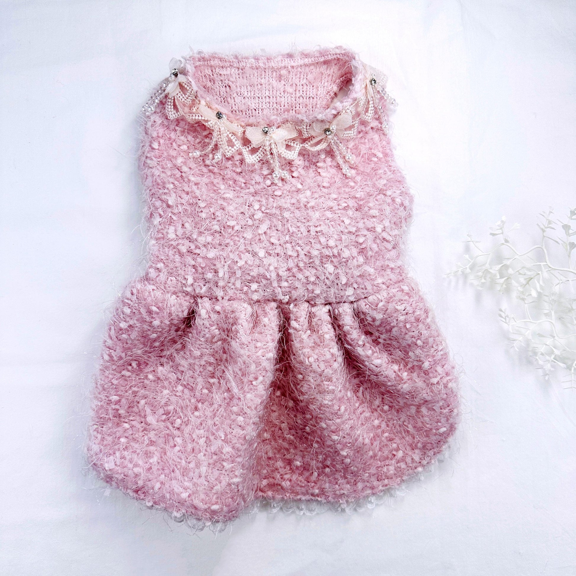 NKpup Lace Party Dog Dress | Elegant Pet Outfit Yellow / S NKpup Lace Party Dog Dress | Elegant Pet Outfit Yellow / S