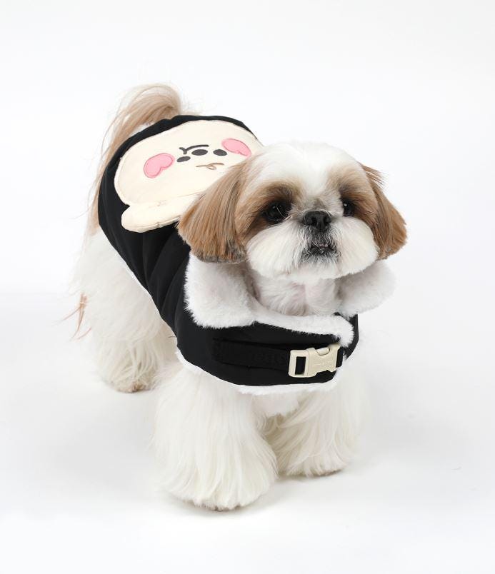 Lightweight Harness Padded Dog Jacket, D-Ring, Water-Resistant Nylon - NKpup