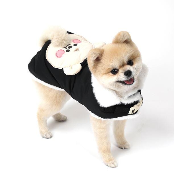 Lightweight Harness Padded Dog Jacket, D-Ring, Water-Resistant Nylon - NKpup
