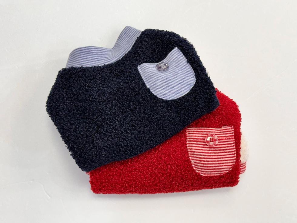 Terry Pocket Pullover Top, S-2XL, Small Dog Clothes, Cozy Dog Top, Dog Knit, NKPUP - NKpup