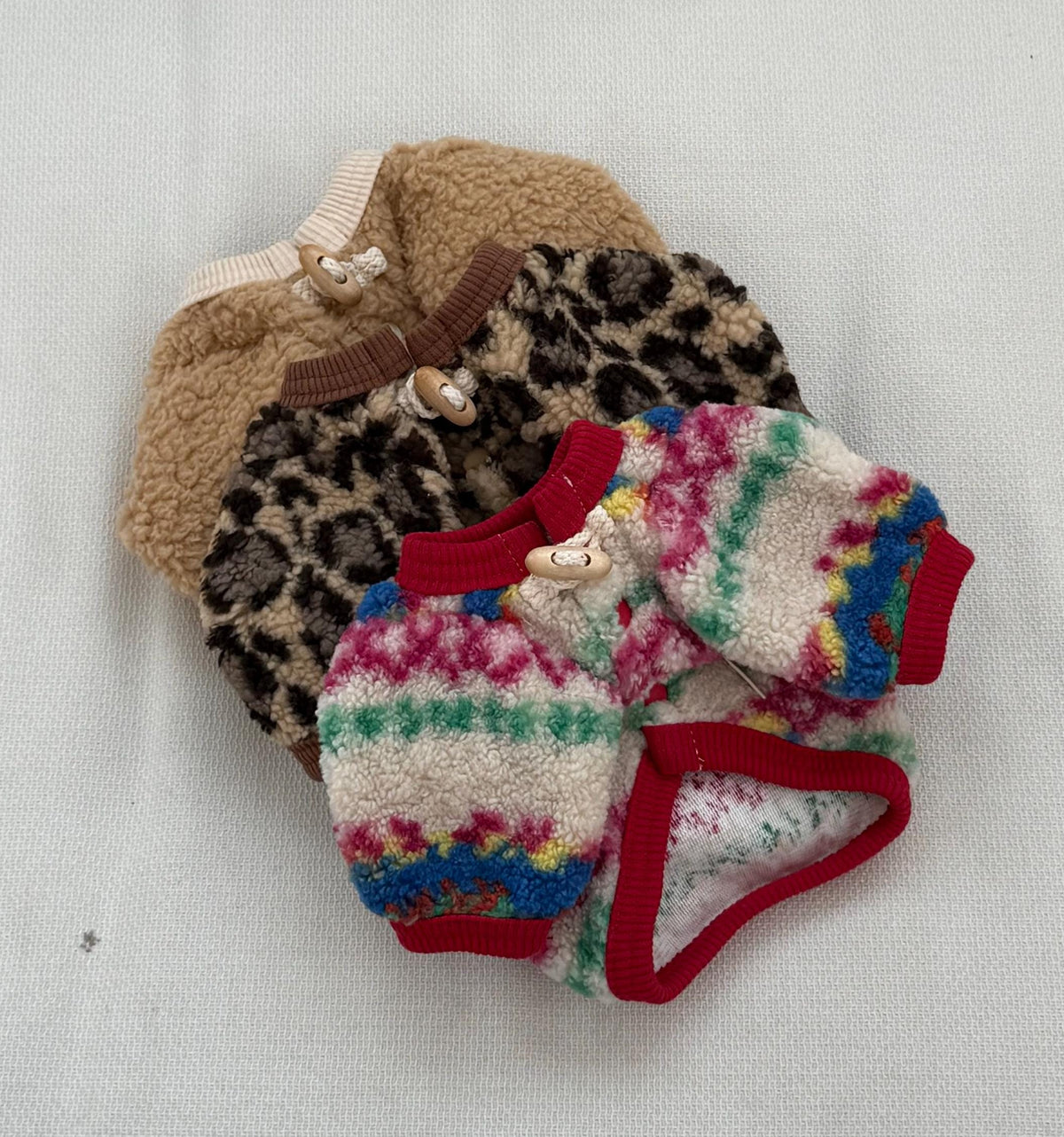 Sherpa D-Ring Fleece Top, S-2XL, Small Dog Clothes, Dog Winter Cozy Outfit, Dog Sweater, Gift for Furry Friends, NKPUP - NKpup