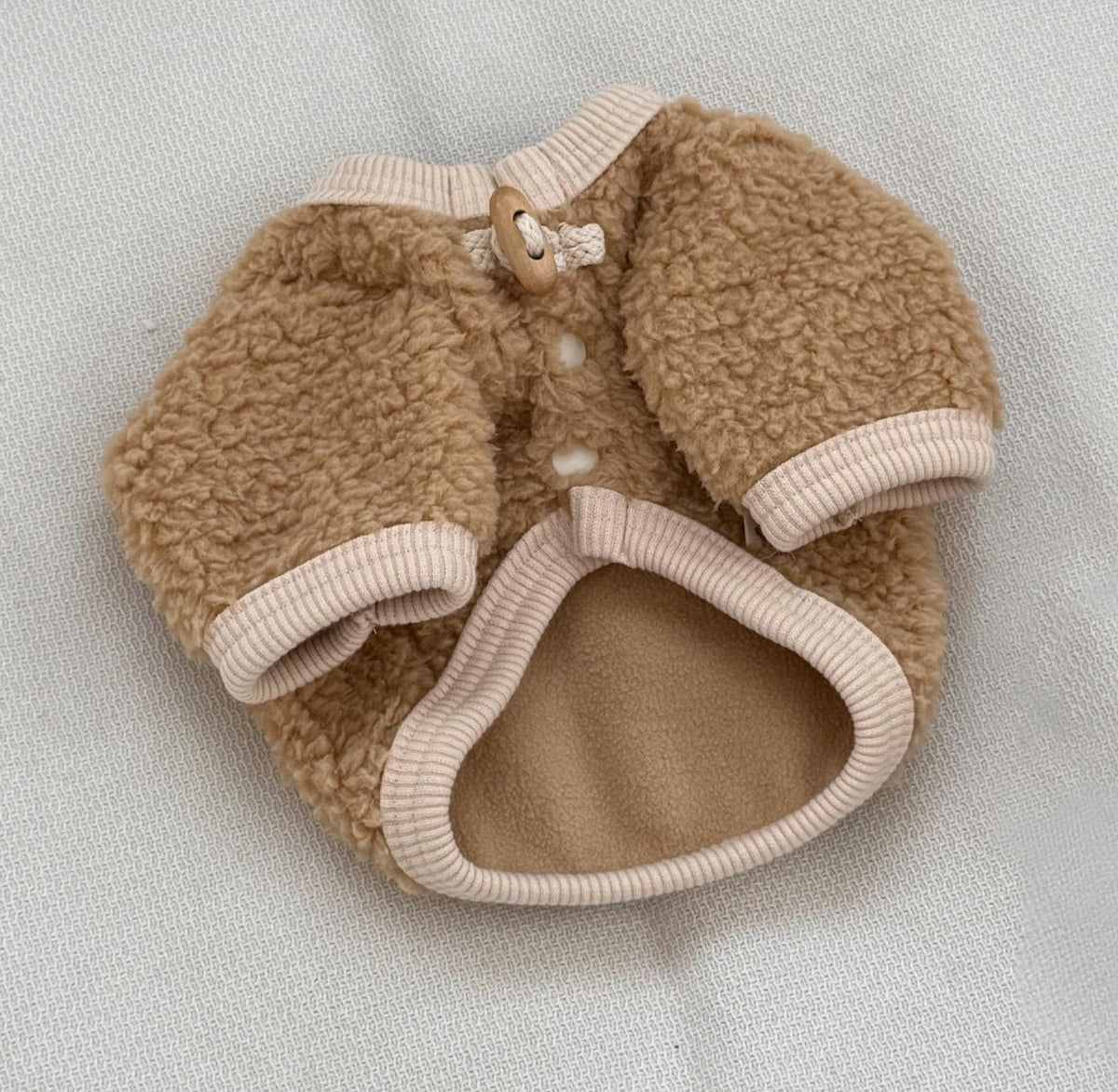 Sherpa D-Ring Fleece Top, S-2XL, Small Dog Clothes, Dog Winter Cozy Outfit, Dog Sweater, Gift for Furry Friends, NKPUP - NKpup