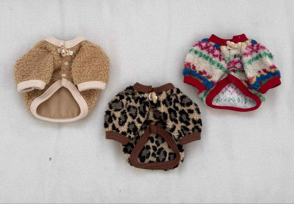 Sherpa D-Ring Fleece Top, S-2XL, Small Dog Clothes, Dog Winter Cozy Outfit, Dog Sweater, Gift for Furry Friends, NKPUP - NKpup