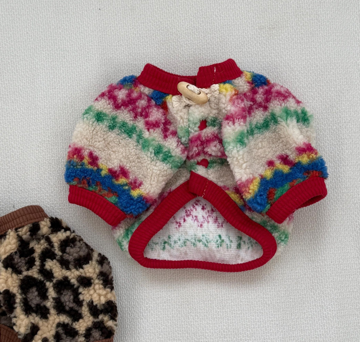 Sherpa D-Ring Fleece Top, S-2XL, Small Dog Clothes, Dog Winter Cozy Outfit, Dog Sweater, Gift for Furry Friends, NKPUP - NKpup