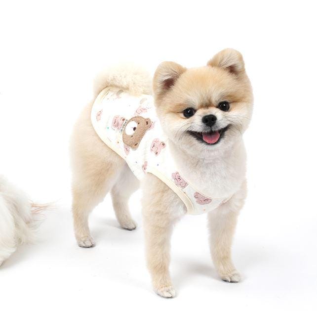 Organic Cotton Quilted Vest, S-2XL, Dog Vest, Dog Top, Dog Clothing, Dog Fashion, Dog Apparel - NKpup