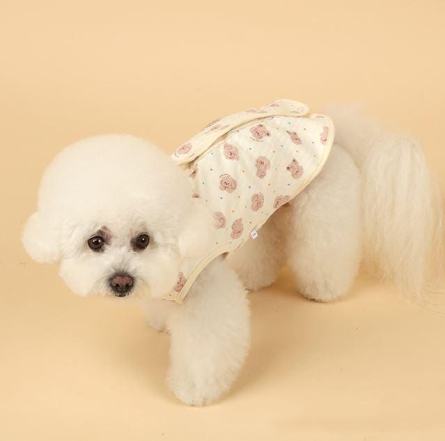 Organic Cotton Quilted Vest, S-2XL, Dog Vest, Dog Top, Dog Clothing, Dog Fashion, Dog Apparel - NKpup