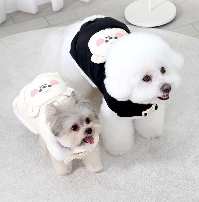 Lightweight Harness Padded Dog Jacket, D-Ring, Water-Resistant Nylon - NKpup