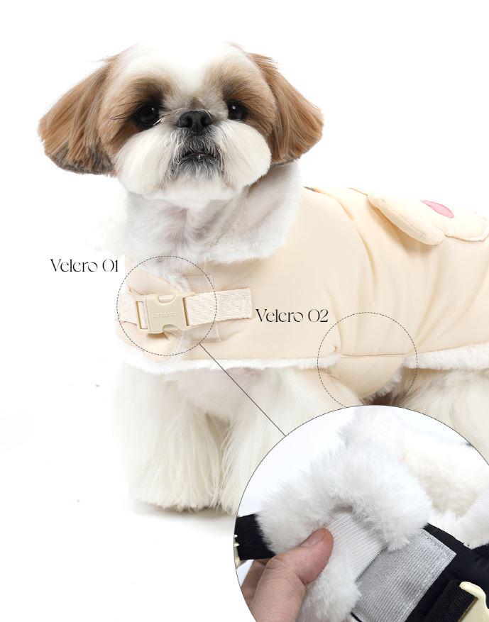 Lightweight Harness Padded Dog Jacket, D-Ring, Water-Resistant Nylon - NKpup