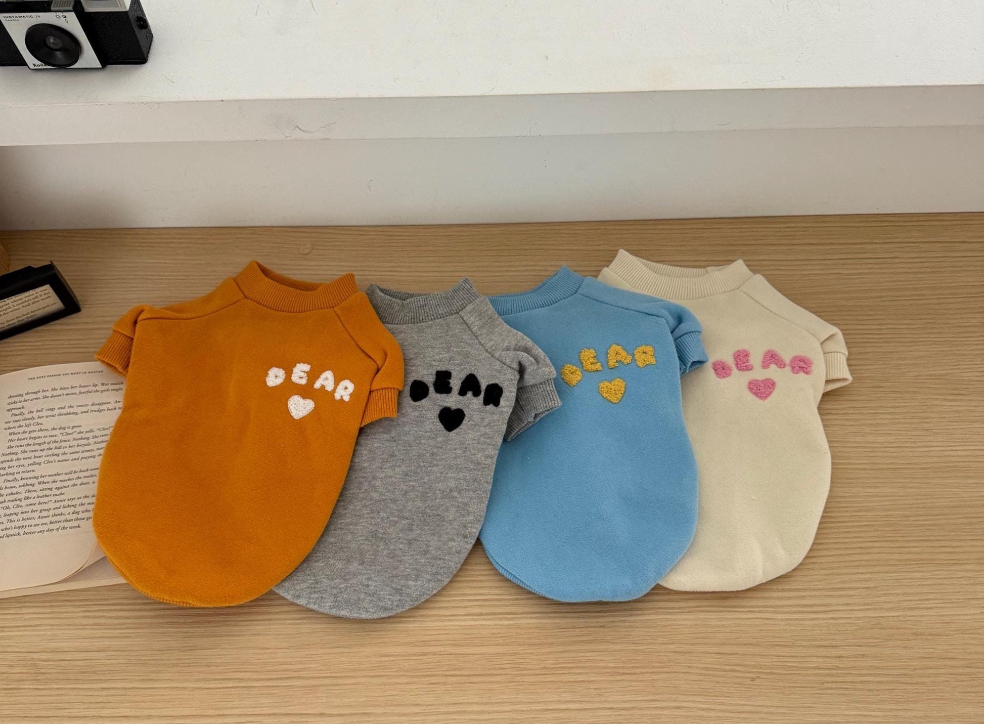 Bear Heart Sweatshirt, S-2XL, Small Dog Clothes, Dog Essential Tee, Dog T-shirts, Dog Top, NKPUP - NKpup