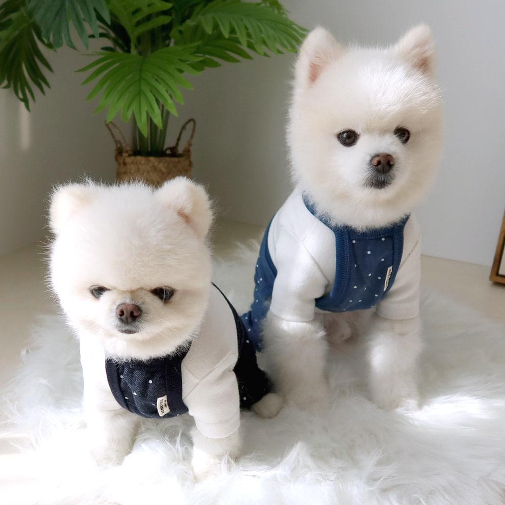 Polka Dot Overall, S-XL, Pet Pants, Dog Jumpsuit, Pet Clothing, Dog Coat, Dog Outfit, Dog Apparel, Small Dog Clothes - NKpup