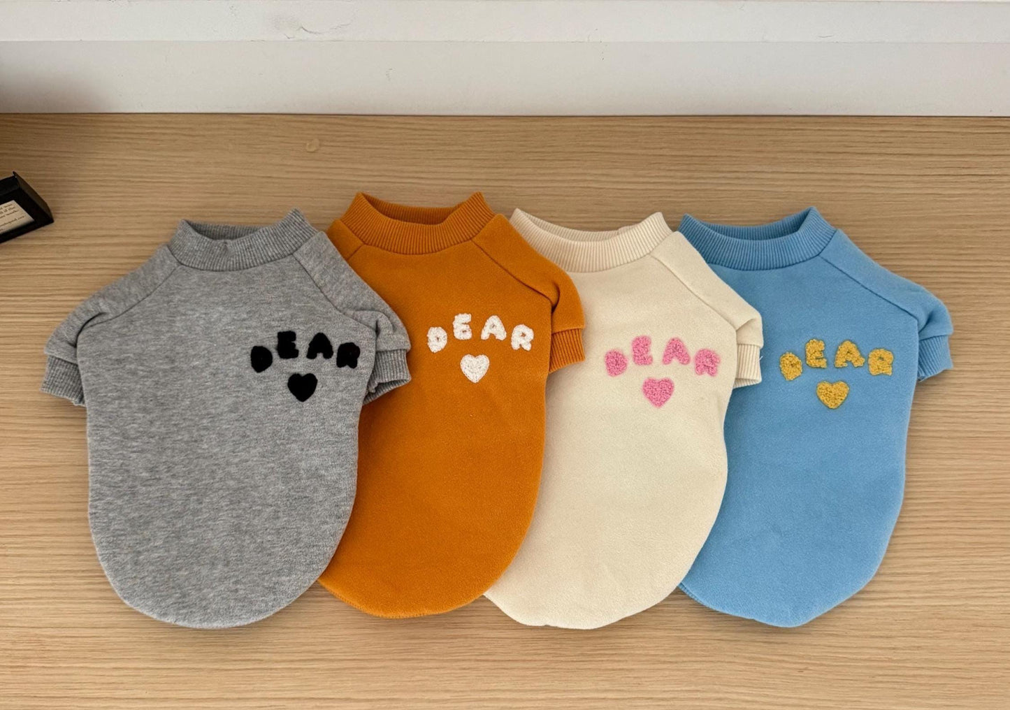 Bear Heart Sweatshirt, S-2XL, Small Dog Clothes, Dog Essential Tee, Dog T-shirts, Dog Top, NKPUP - NKpup