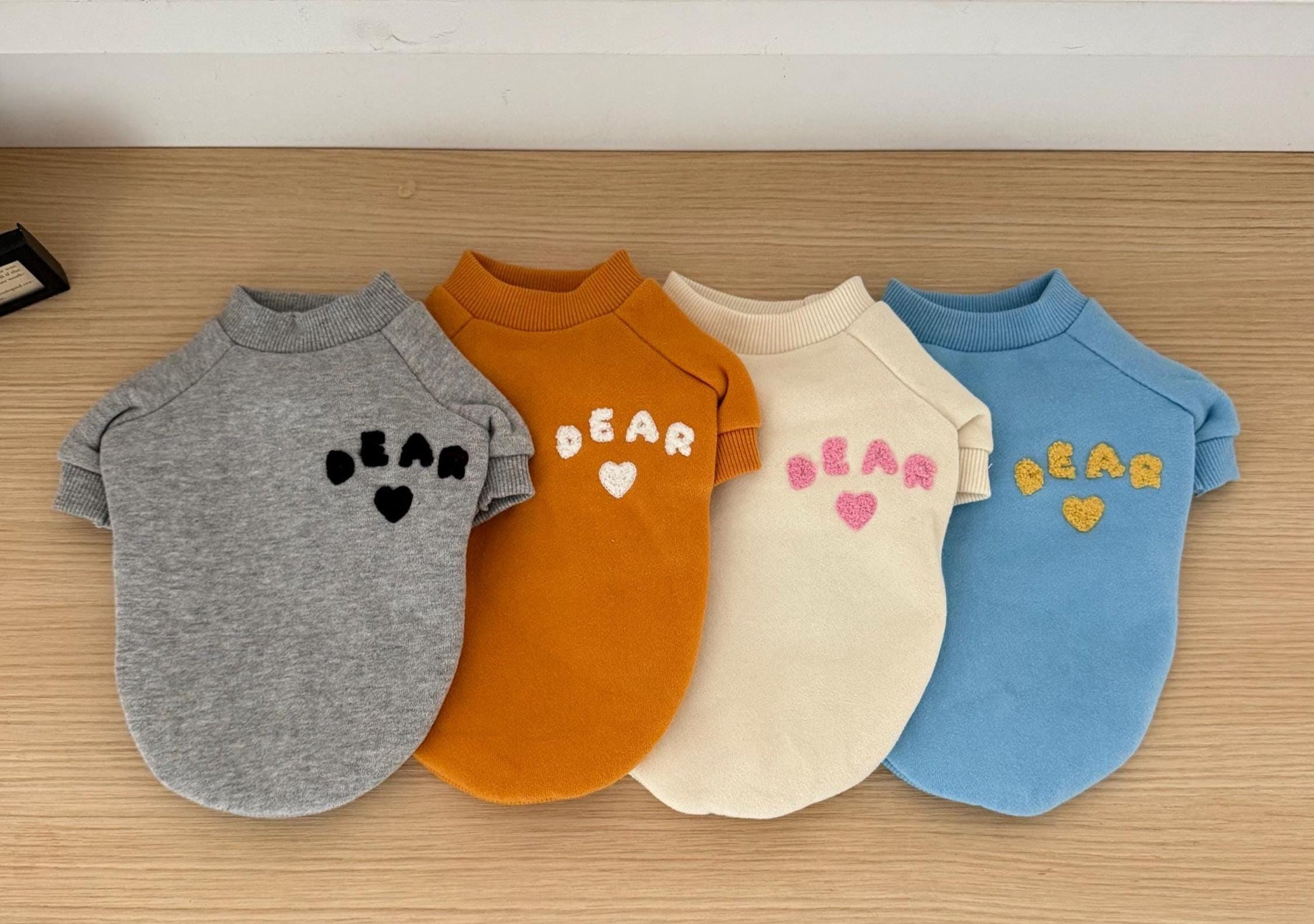 Bear Heart Sweatshirt, S-2XL, Small Dog Clothes, Dog Essential Tee, Dog T-shirts, Dog Top, NKPUP - NKpup