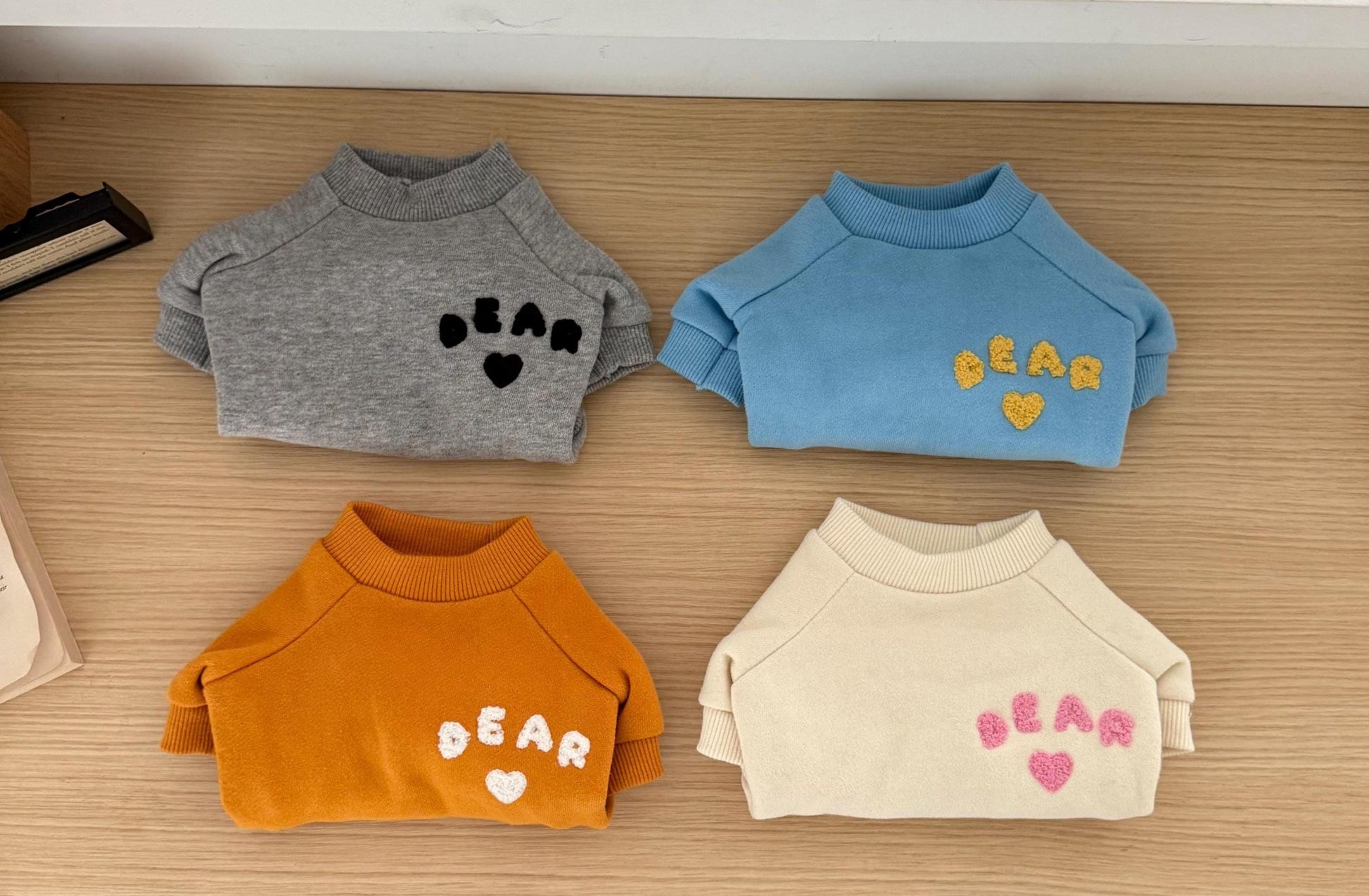 Bear Heart Sweatshirt, S-2XL, Small Dog Clothes, Dog Essential Tee, Dog T-shirts, Dog Top, NKPUP - NKpup