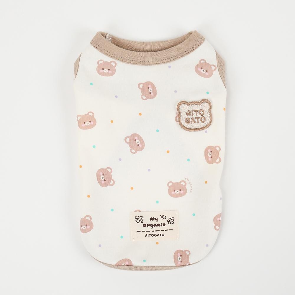 Organic Cotton Dog Tank Top, lightweight Top, Seven Prints - NKpup