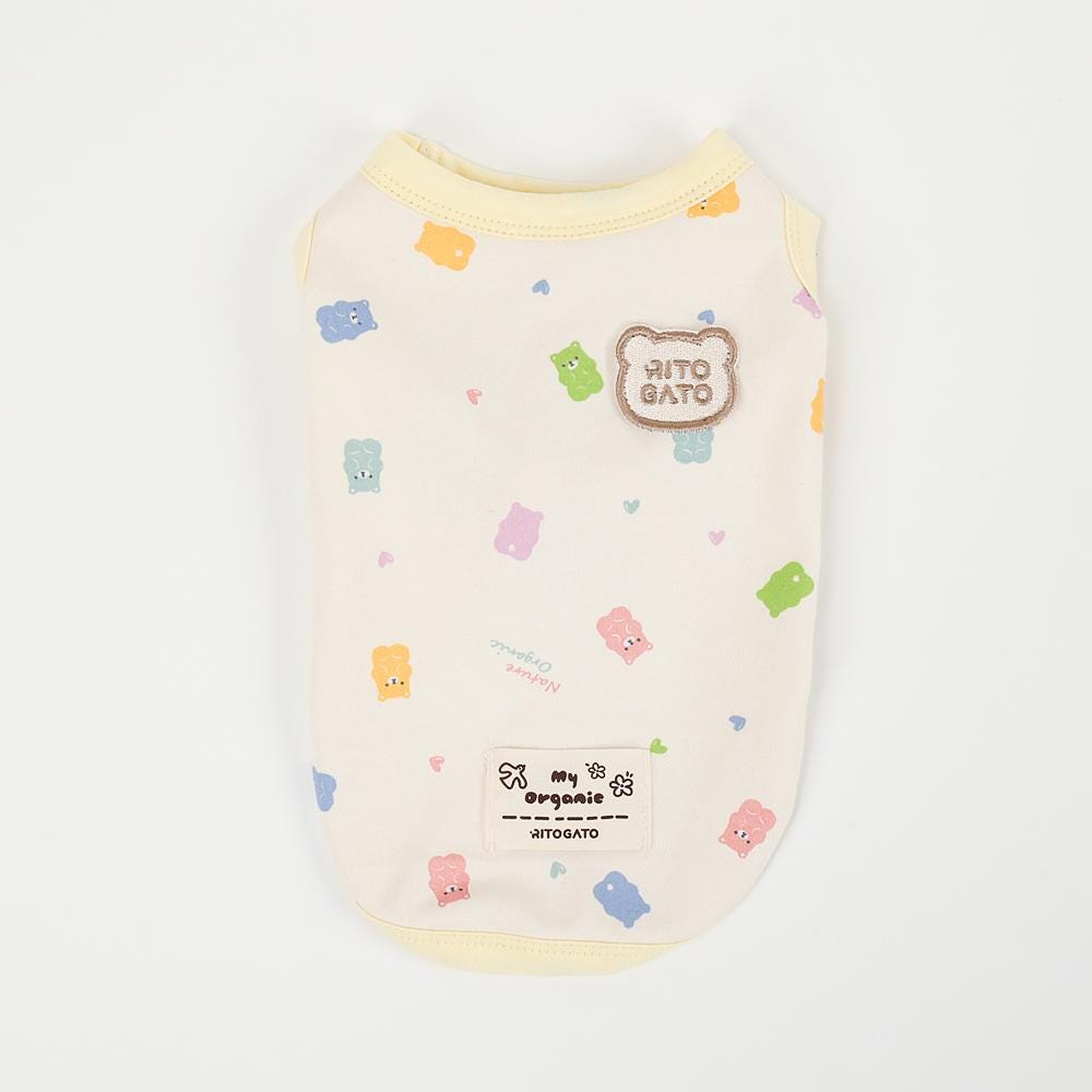 Organic Cotton Dog Tank Top, lightweight Top, Seven Prints - NKpup