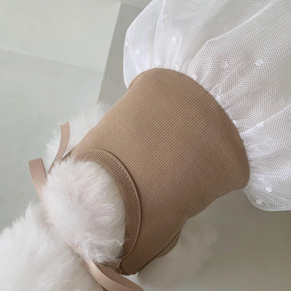 Ribbon Tulle Dress, S-XL, Small Dog Clothes, Dog Dress, Dog Wedding, Dog Luxury Dress, NKPUP - NKpup