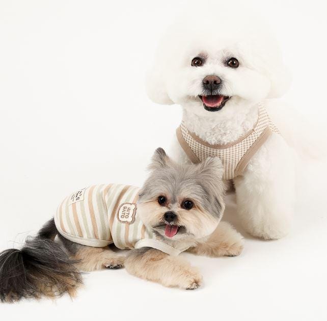 Organic Cotton Dog Tank Top, lightweight Top, Seven Prints - NKpup