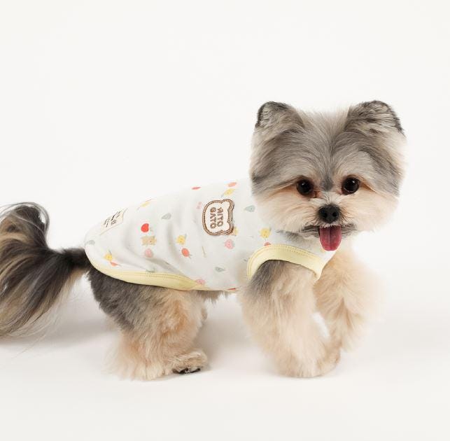 Organic Cotton Dog Tank Top, lightweight Top, Seven Prints - NKpup
