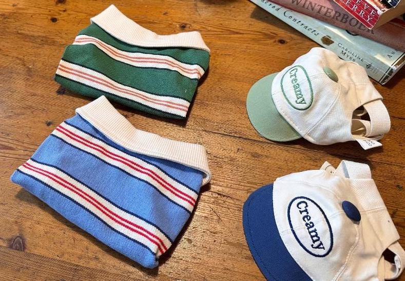 Classic Stripe Collar Top, XS-2XL, Small Dog Clothes, Dog Essential Tee, Dog T-shirts, Dog Top, NKPUP - NKpup