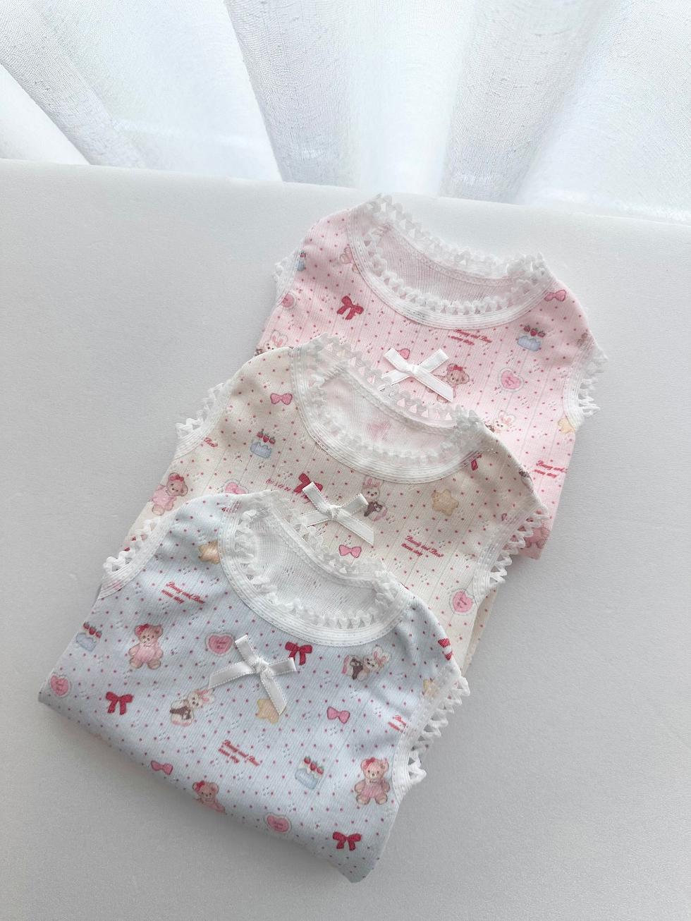 Sweet Ribbon Lace Top, XS-2XL, Dog-Tee, Dog T-shirt, Dog Top, Dog Clothing, Dog Fashion, Dog Apparel, Undershirt for Dogs - NKpup