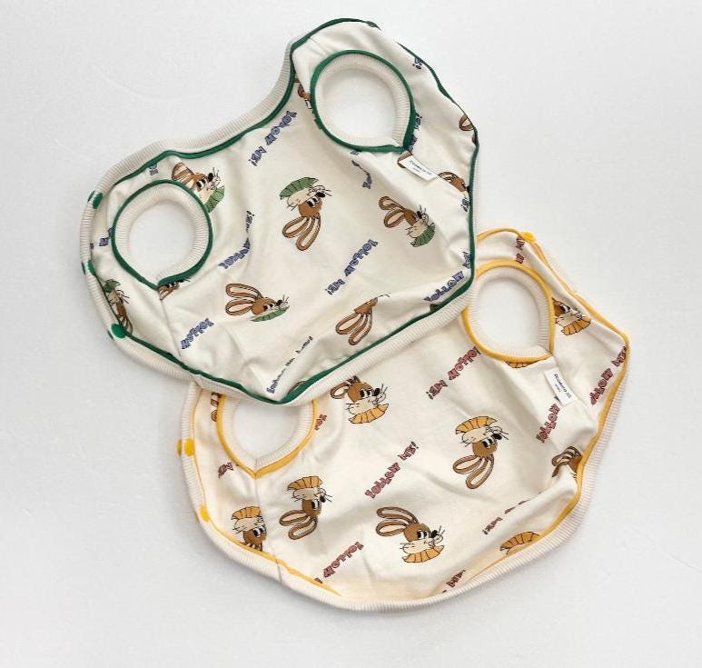 Bunny Print Snap Vest, XS-2XL, Small Dog Clothes, Winter Dog Outfit, Cozy Dog Top, NKPUP - NKpup