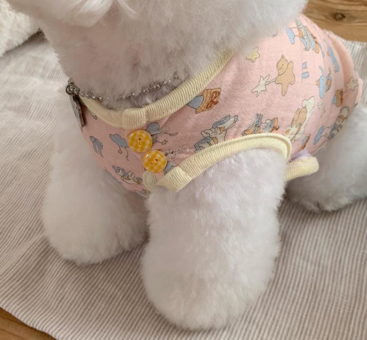 Carousel Bear Vest, S-2XL, Small Dog Clothes, Dog Cute Vest, Dog Cozy Outfit, Dog Knit, Gift for Furry Friends, NKPUP - NKpup
