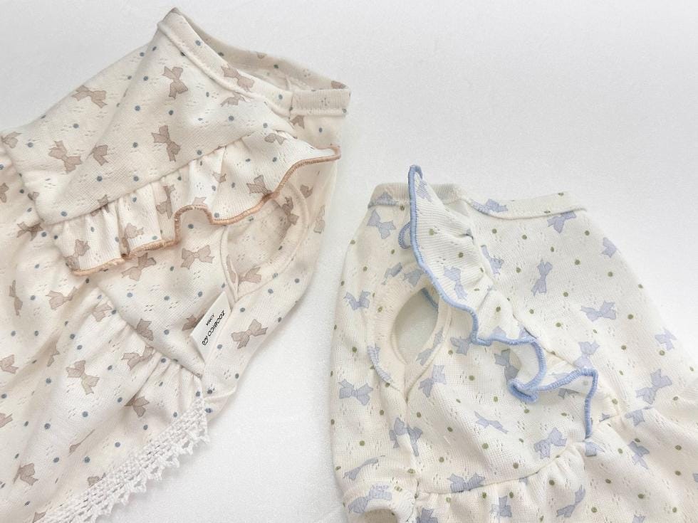 Star Ruffle Dress, XS-2XL, Small Dog Clothes, Dog Dress, Dog Wedding, Dog Cute Outfit, Pet Clothing, NKPUP - NKpup
