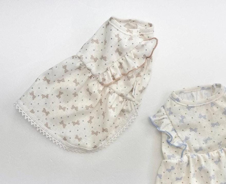 Star Ruffle Dress, XS-2XL, Small Dog Clothes, Dog Dress, Dog Wedding, Dog Cute Outfit, Pet Clothing, NKPUP - NKpup