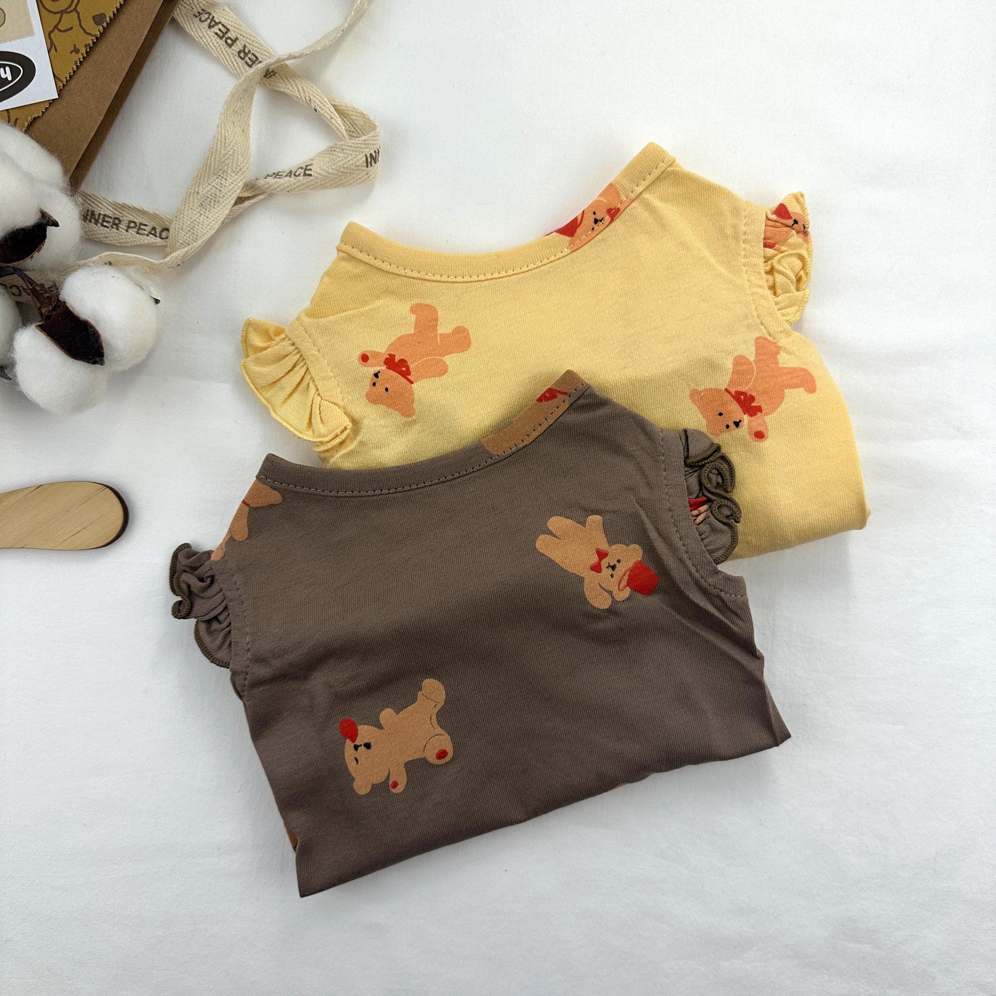 Teddy Ruffle Sleeve Top, S-XL, Small Dog Clothes, Pet Sweater, Winter Dog Top, Dog Knit, NKPUP - NKpup