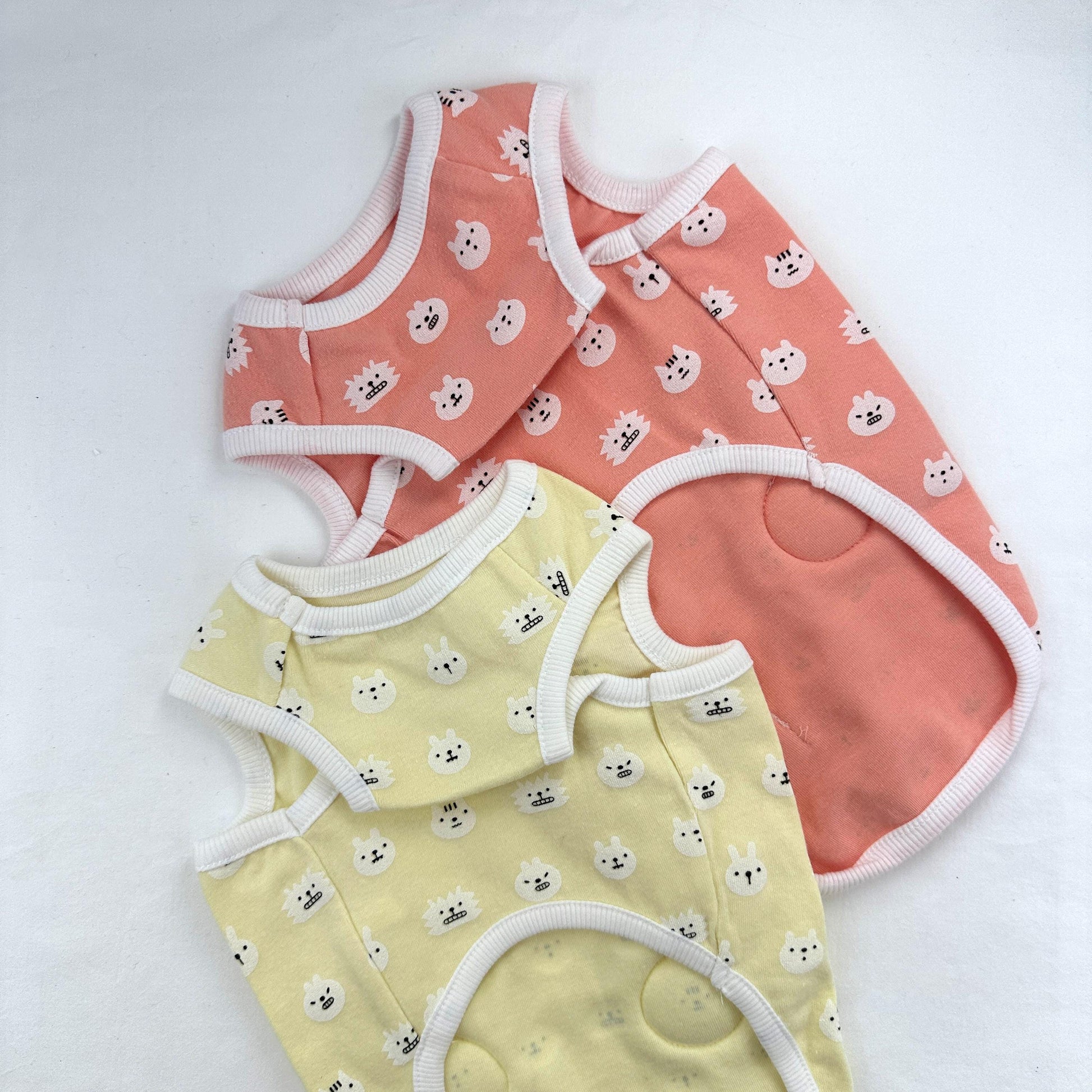 Bunny Patch Vest, S-3XL, Small Dog Clothes, Cozy Fleece Dog Vest, Dog Knit, NKPUP - NKpup