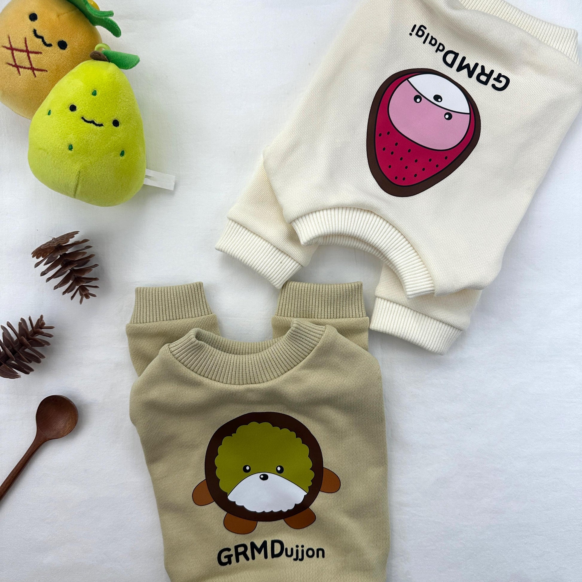 GRMD Character Sweatshirt, S-2XL, Small Dog Clothes, Cozy Fleece Dog Vest, Dog Knit, NKPUP - NKpup