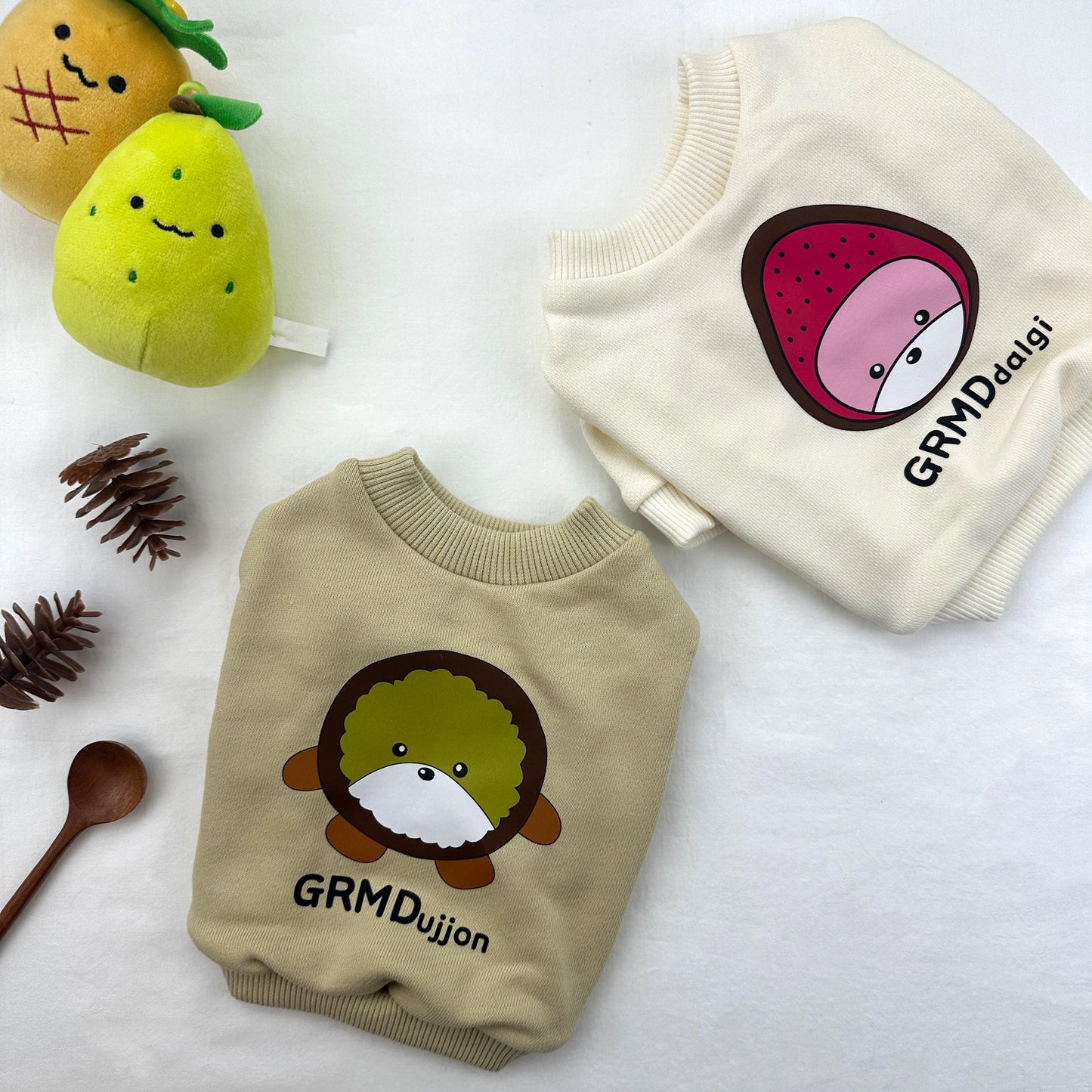 GRMD Character Sweatshirt, S-2XL, Small Dog Clothes, Cozy Fleece Dog Vest, Dog Knit, NKPUP - NKpup