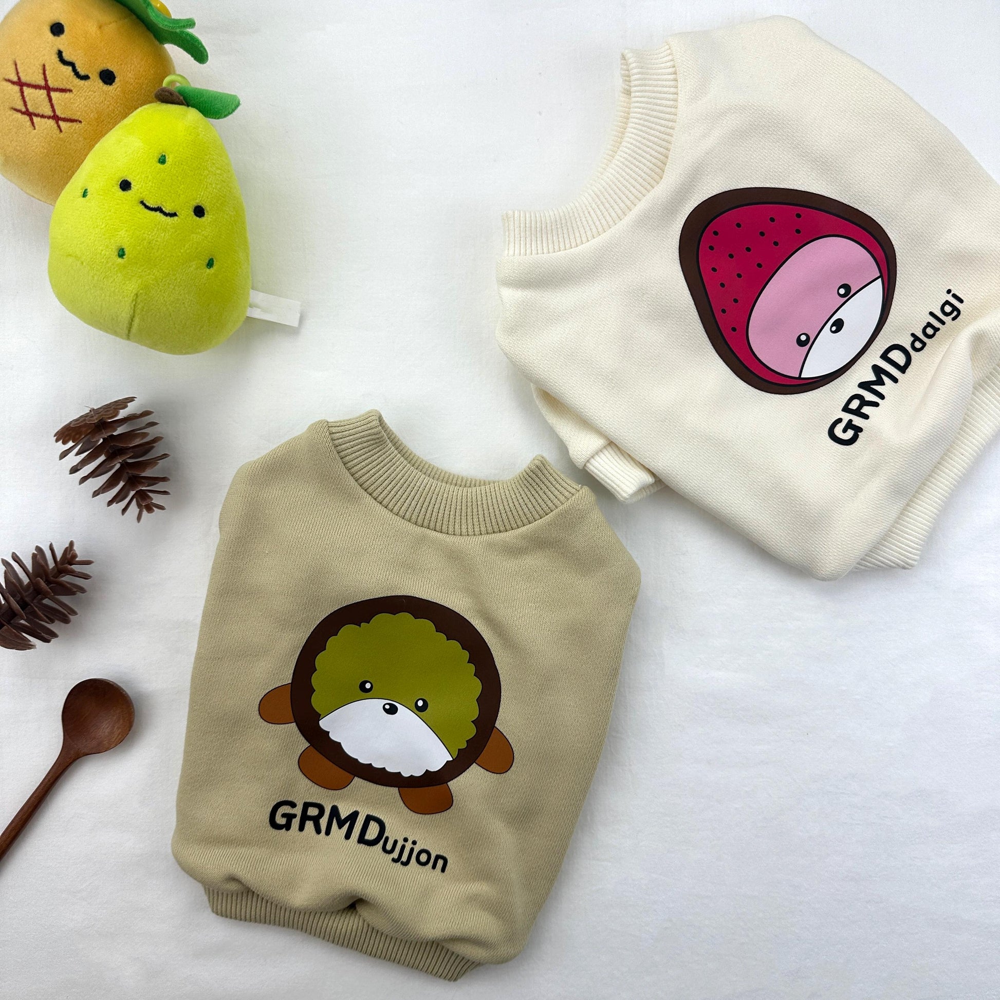 GRMD Character Sweatshirt, S-2XL, Small Dog Clothes, Cozy Fleece Dog Vest, Dog Knit, NKPUP - NKpup