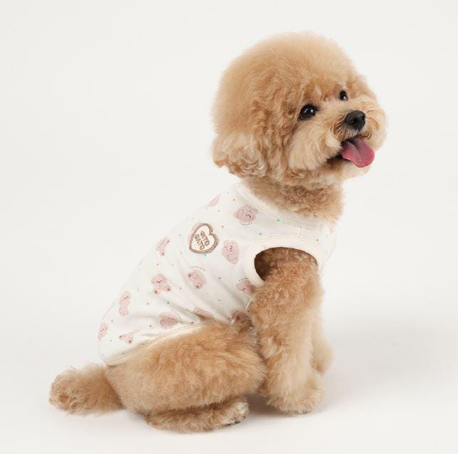 Organic Cotton Dog Tank Top, lightweight Top, Seven Prints - NKpup