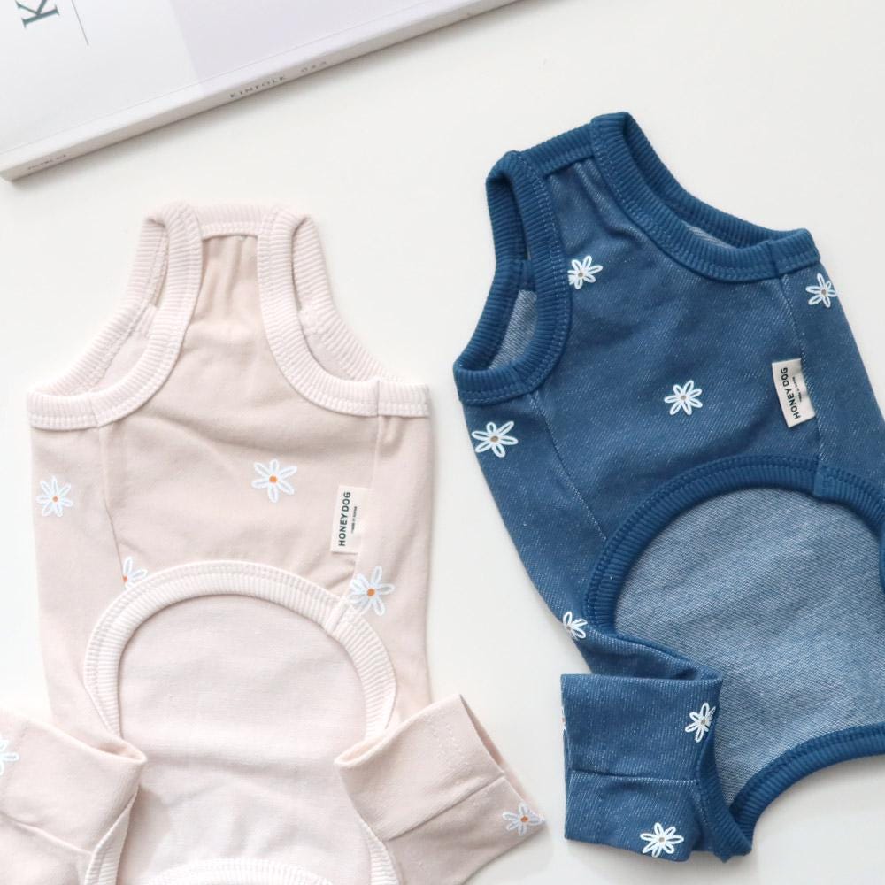 Daisy Lace Collar Overall, S-XL, Pet Pants, Dog Jumpsuit, Pet Clothing, Dog Coat, Dog Outfit, Dog Apparel, Small Dog Clothes - NKpup